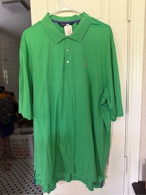 Ralph Lauren Polo Golf Men's Green Short-Sleeve Shirt size XXL. NWOT Only $35
